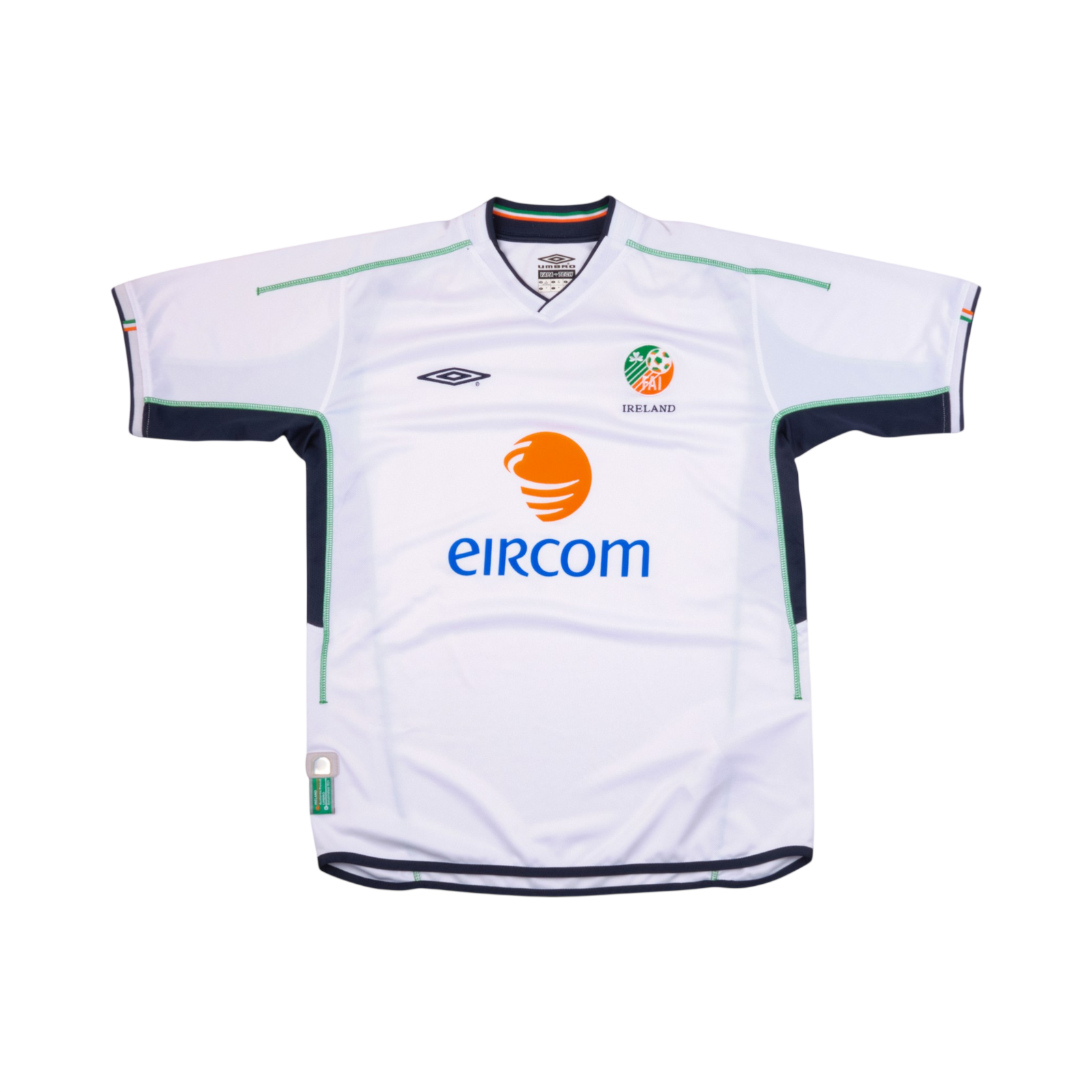 Republic of Ireland 2002-2003 Away — vintage football shirt, front