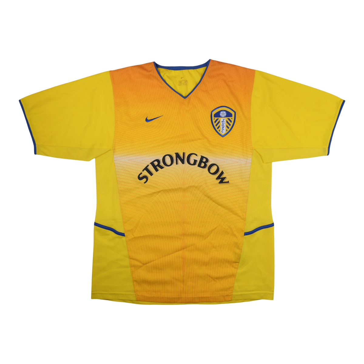 Leeds United 2002-03 Away Shirt — vintage football shirt, front