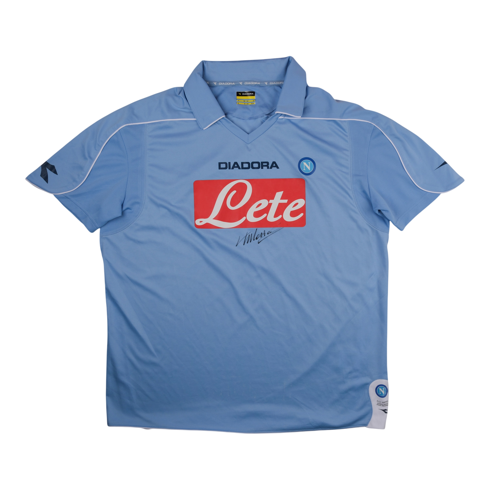 Napoli 2008-09 Home Shirt — vintage football shirt, front