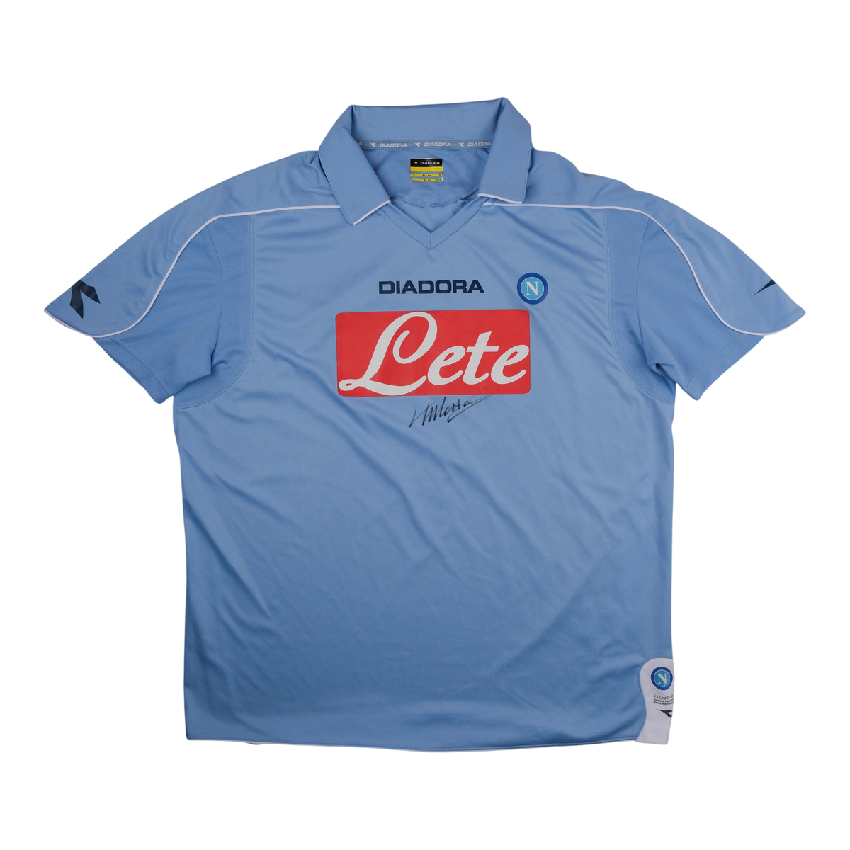 Napoli 2008-09 Home Shirt — vintage football shirt, front