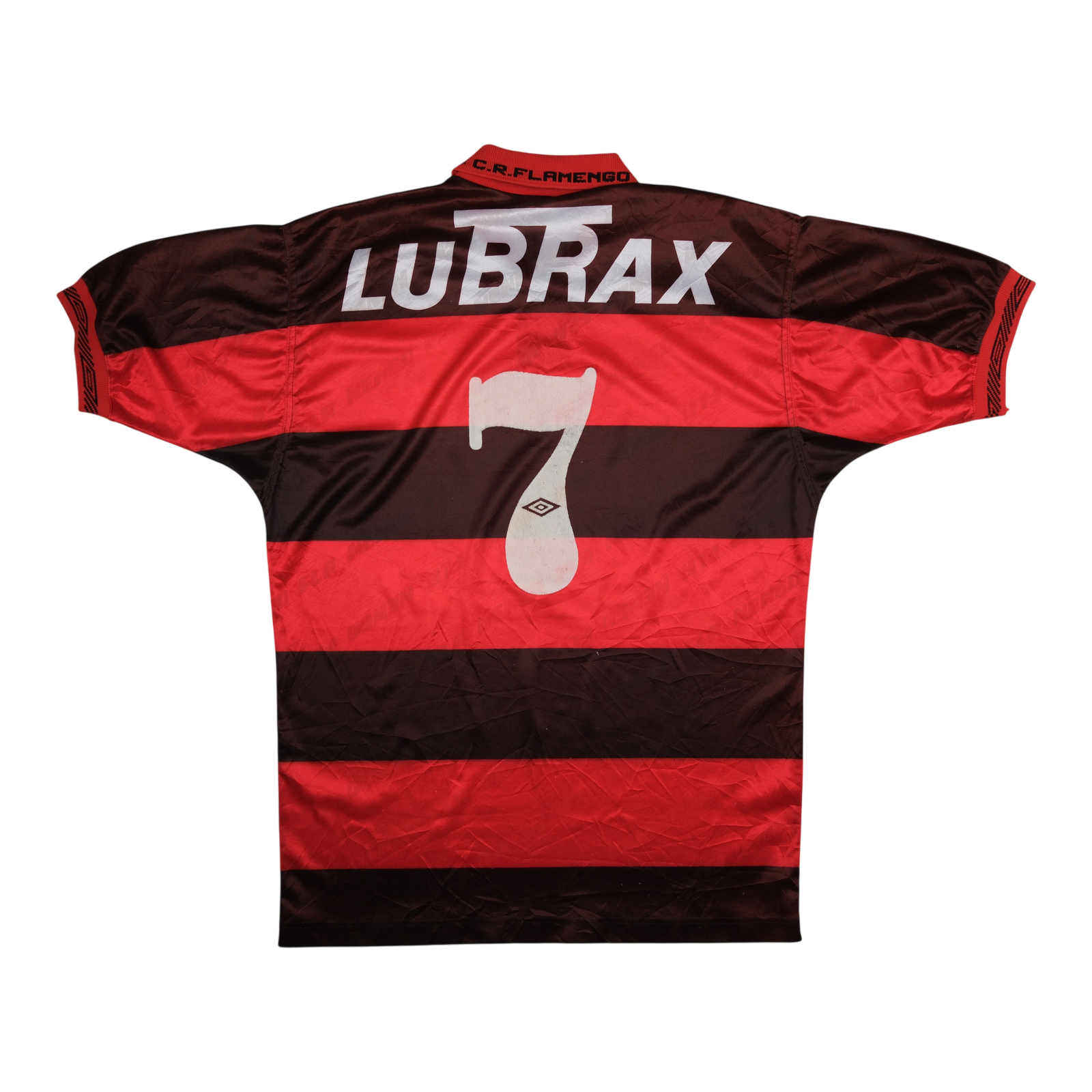Flamengo 1992-93 Home Shirt (#7) — vintage football shirt, back