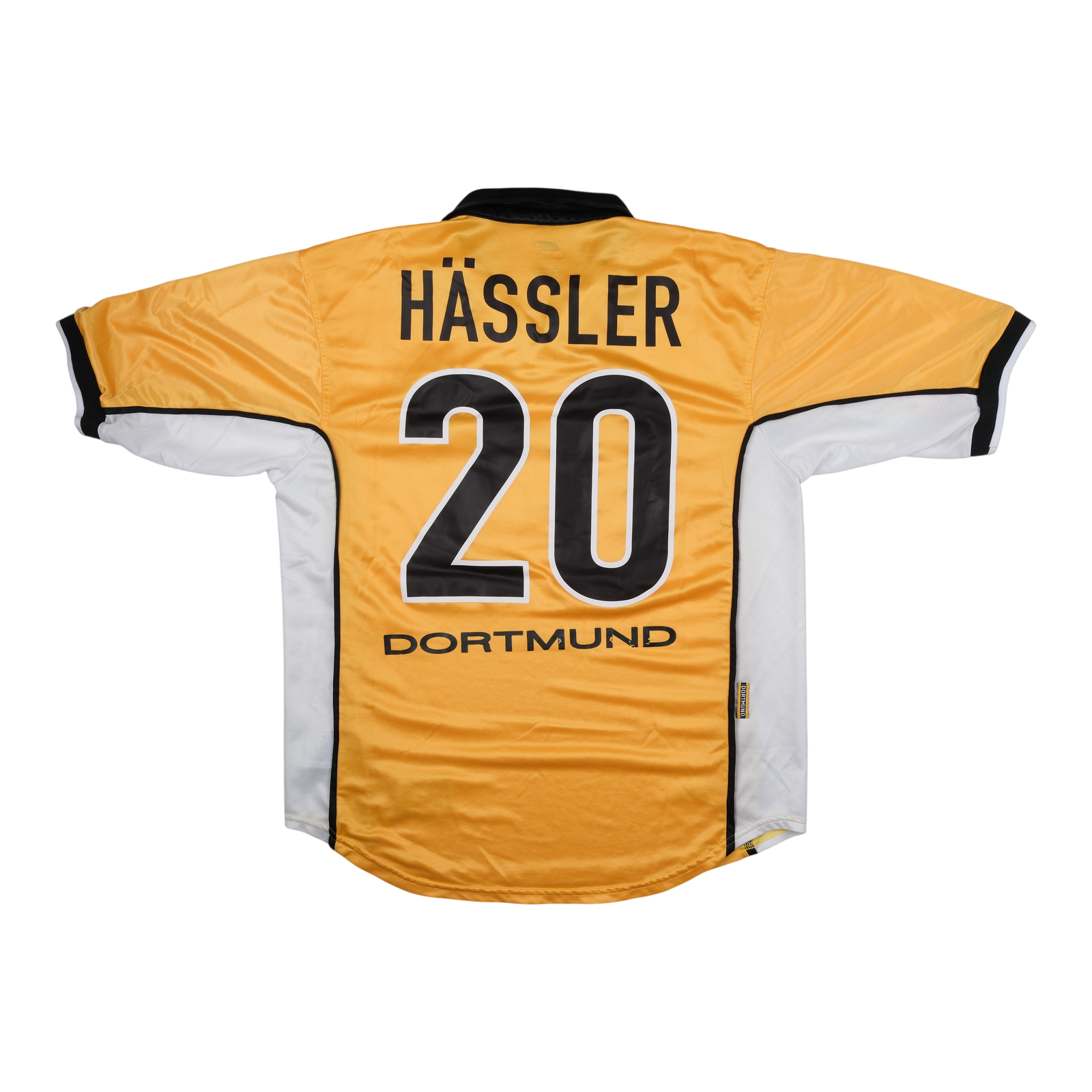Borussia Dortmund 1998-00 Home Shirt — vintage football shirt, back