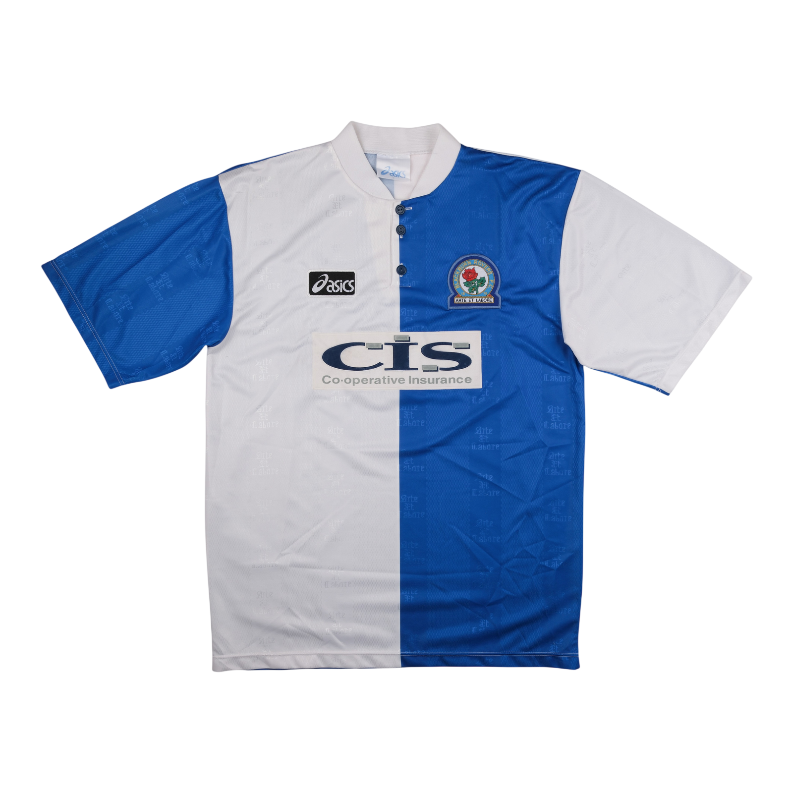Blackburn Rovers 1996-98 Home Shirt — vintage football shirt, front