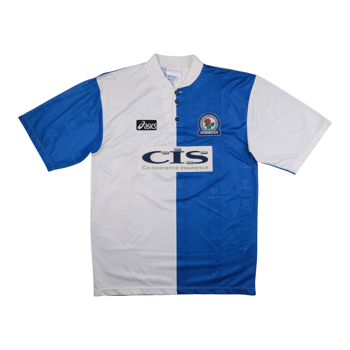 Blackburn Rovers 1996-98 Home Shirt — vintage football shirt, front