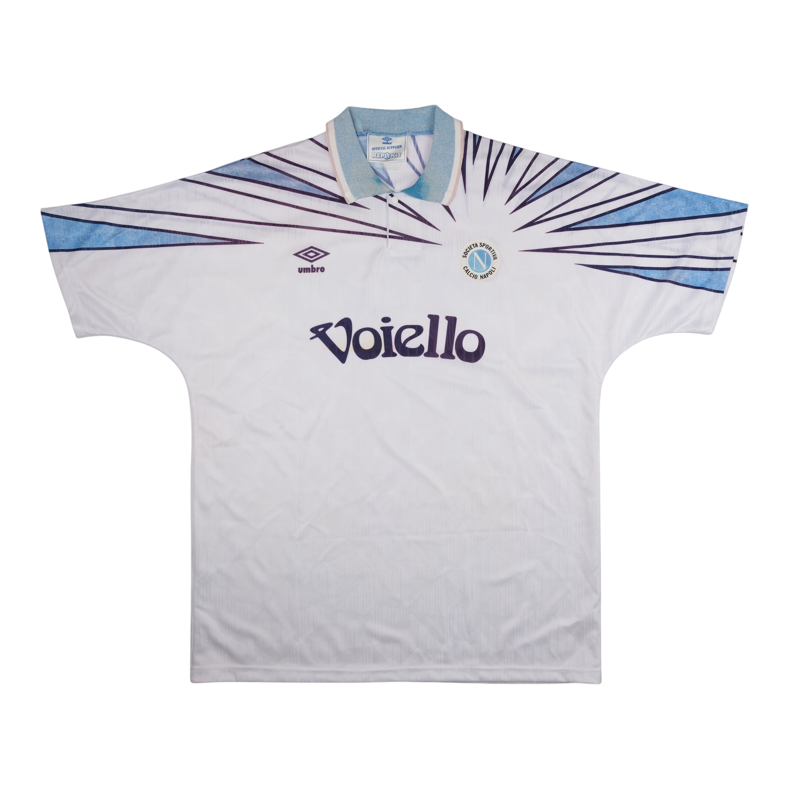 Napoli 1991-93 Away Shirt — vintage football shirt, front