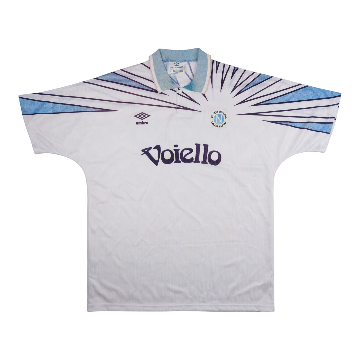 Napoli 1991-93 Away Shirt — vintage football shirt, front