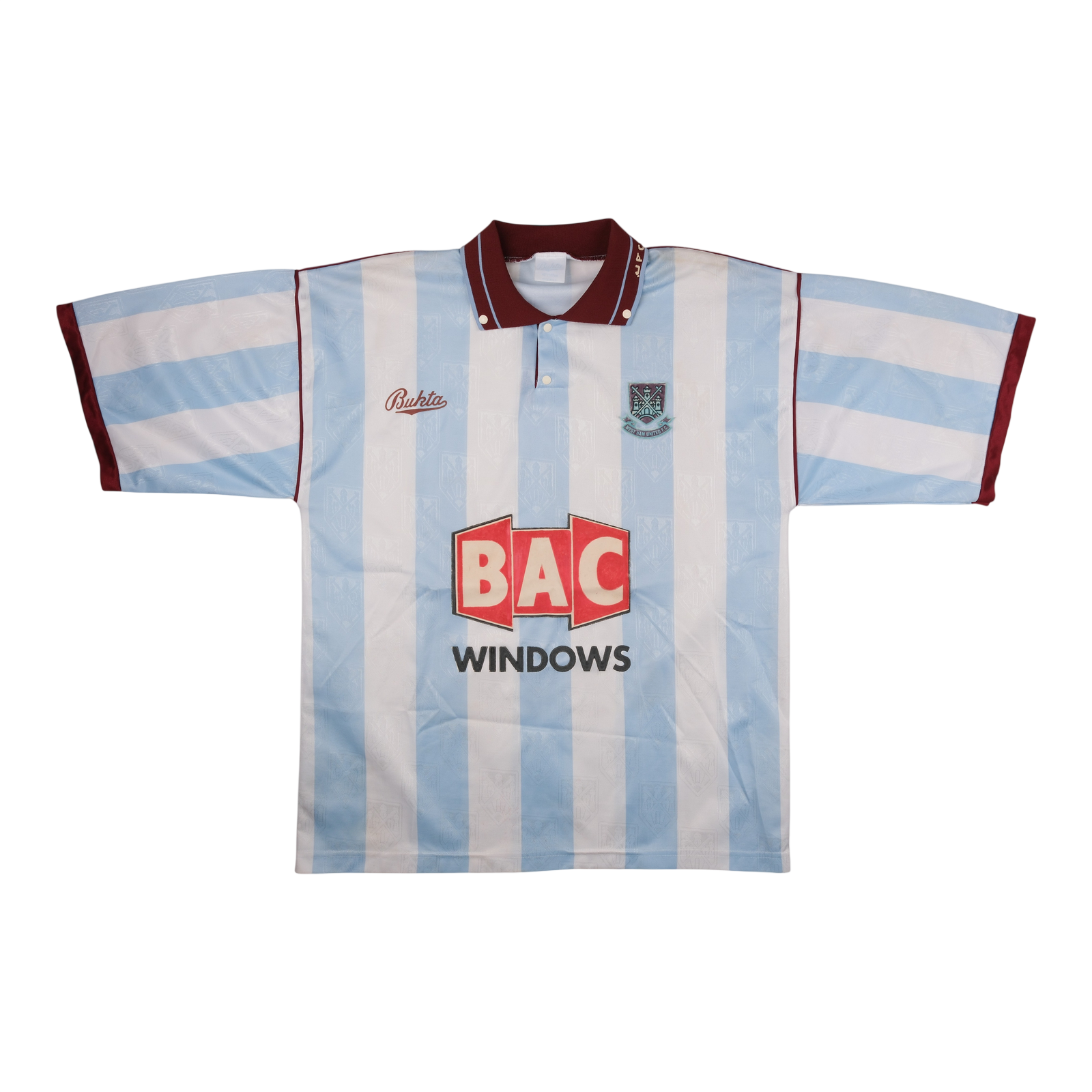 West Ham United 1991-92 Away Shirt — vintage football shirt, front