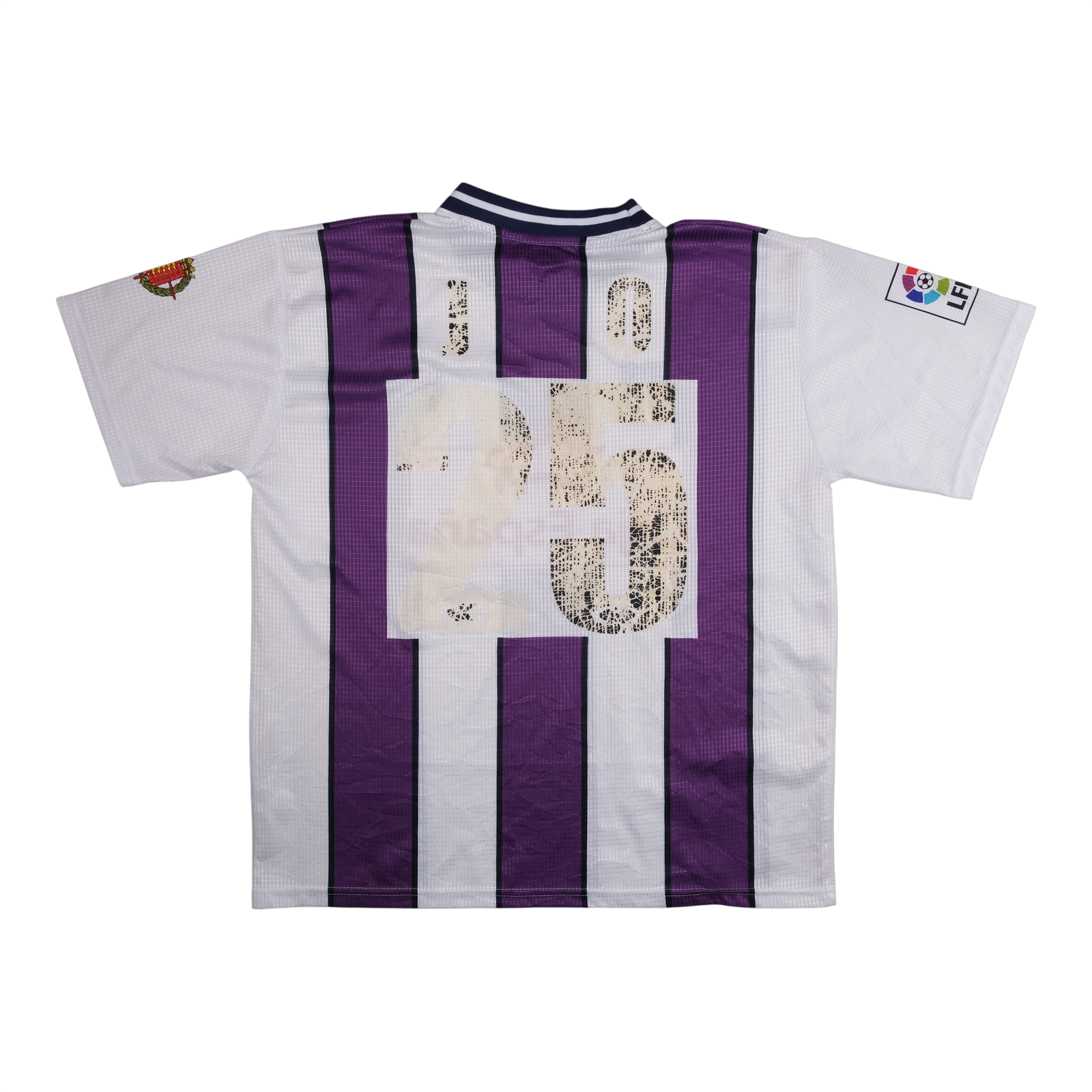Real Valladolid 1999-01 Home Shirt (#10) — vintage football shirt, back