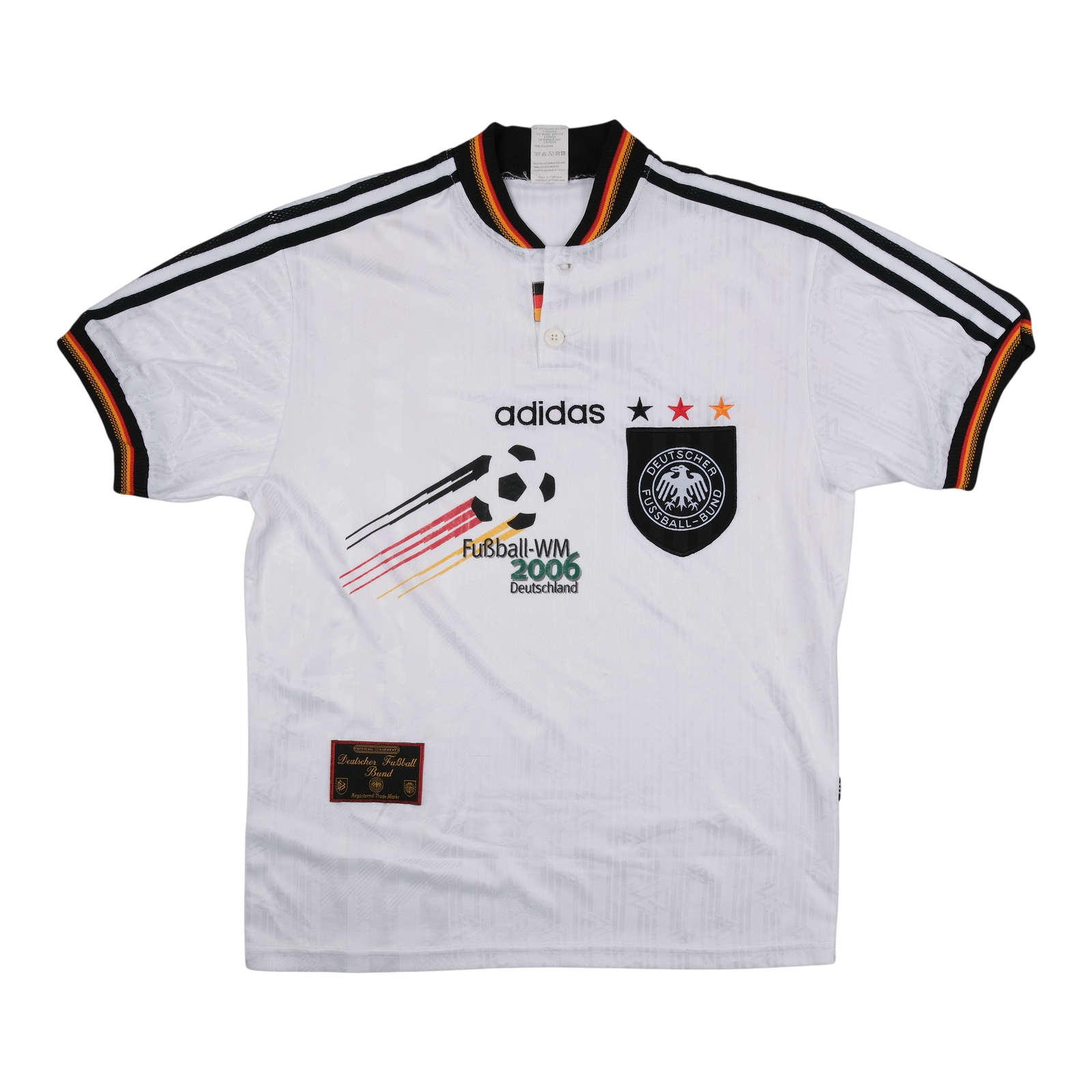Germany 1996-98 Home Shirt — vintage football shirt, front