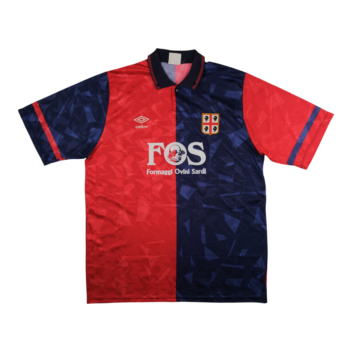 Cagliari 1990-93 Home Shirt (#11) — vintage football shirt, front