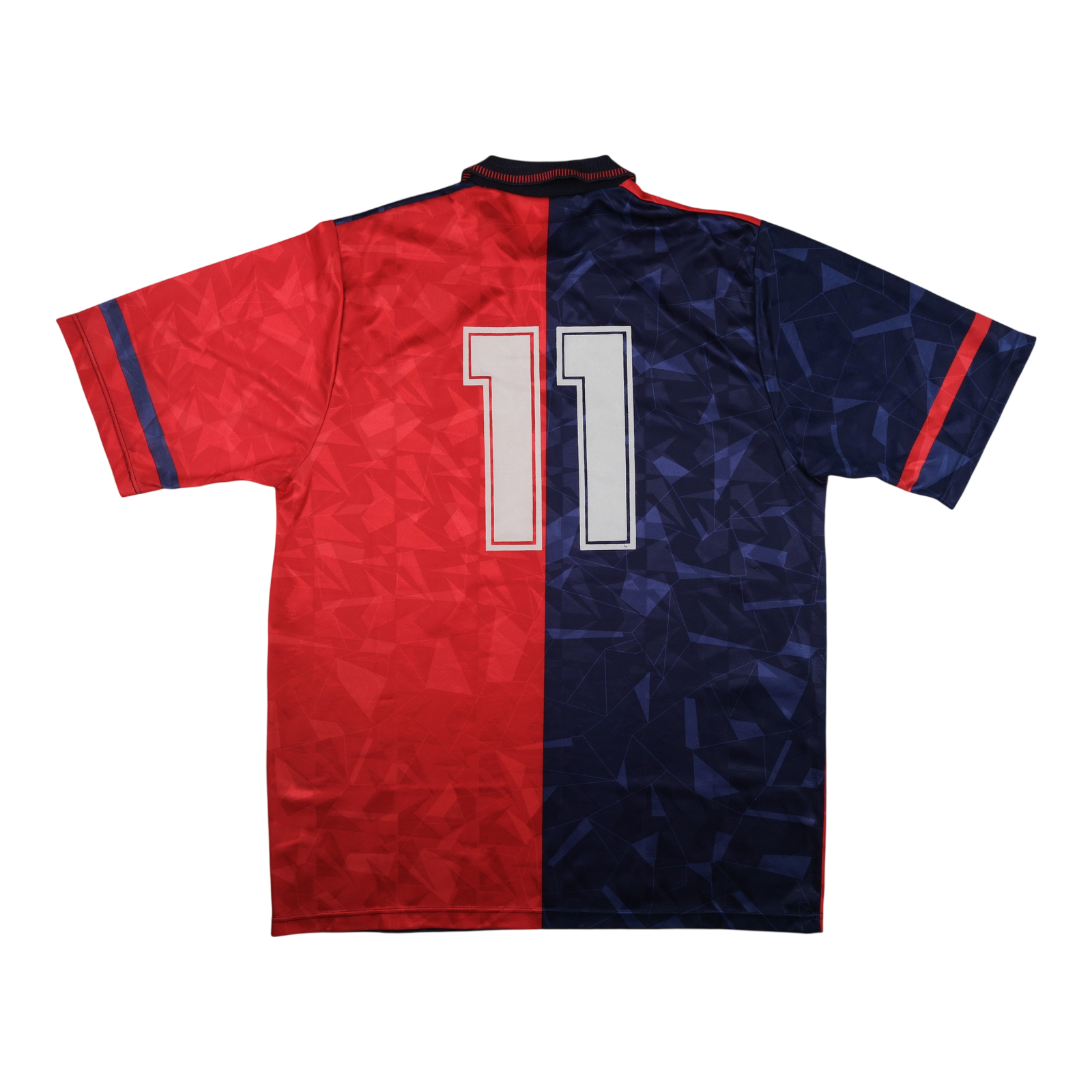 Cagliari 1990-93 Home Shirt (#11) — vintage football shirt, back