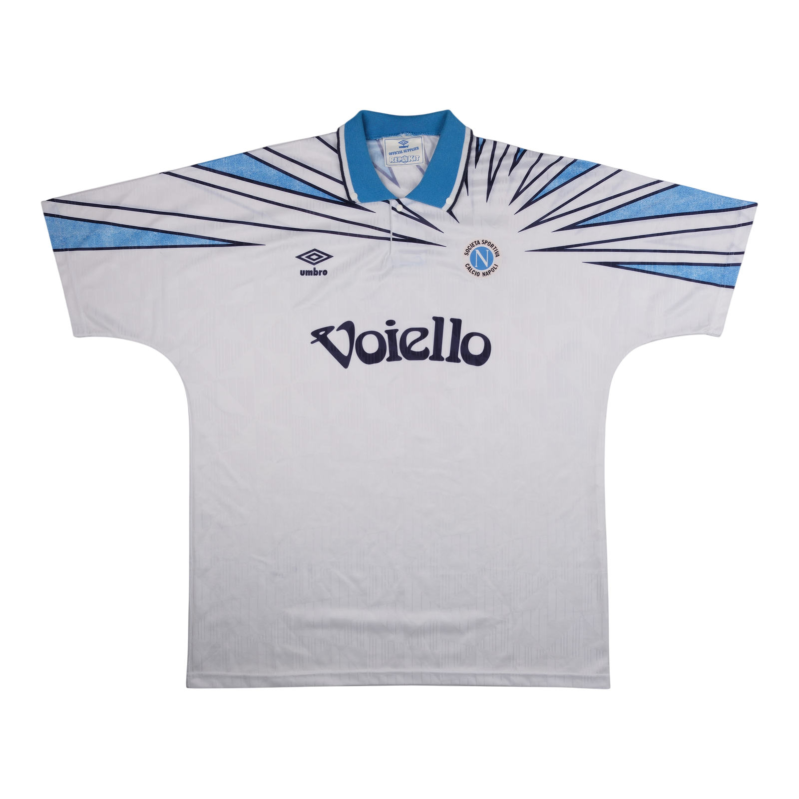 Napoli 1991-93 Away Shirt — vintage football shirt, front