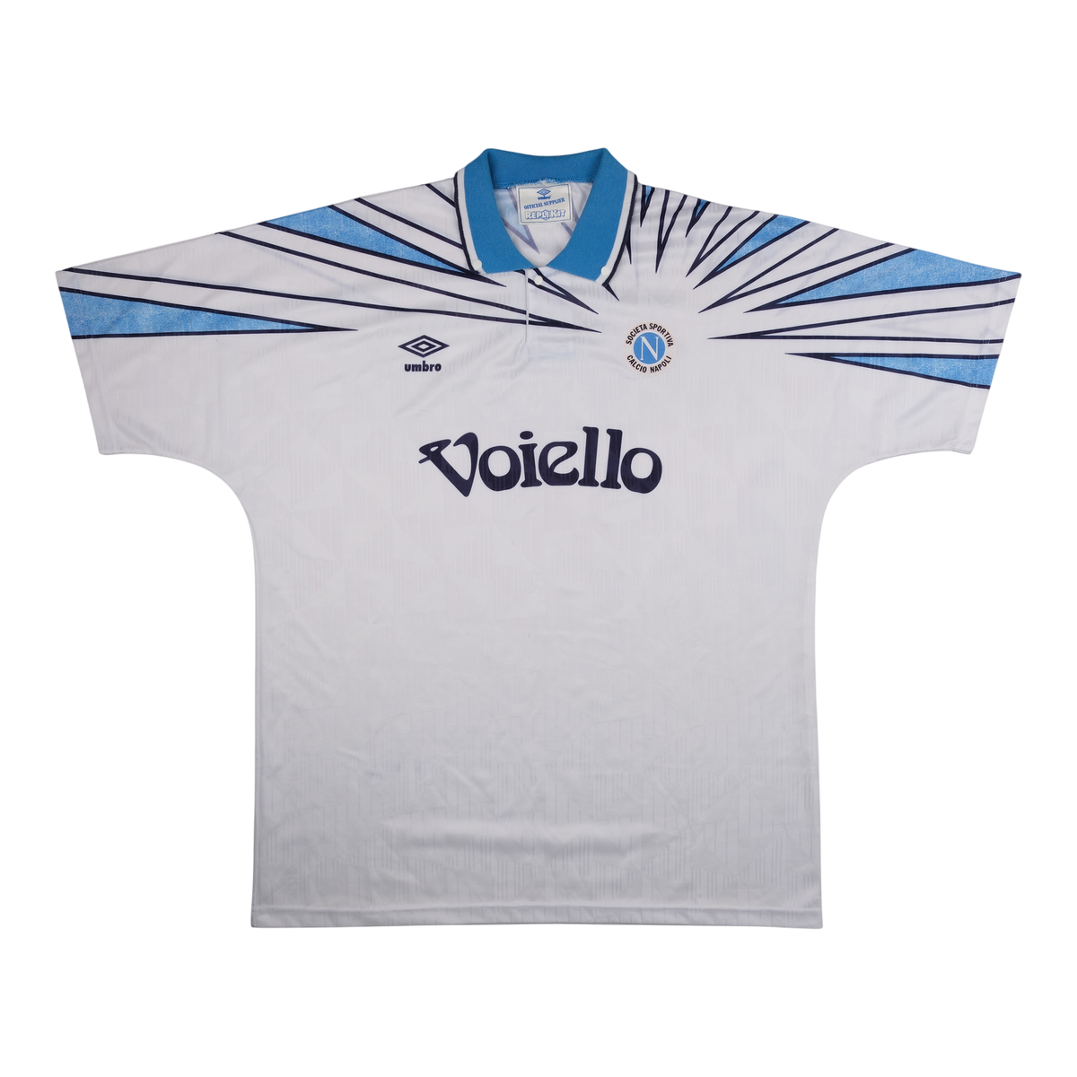 Napoli 1991-93 Away Shirt — vintage football shirt, front