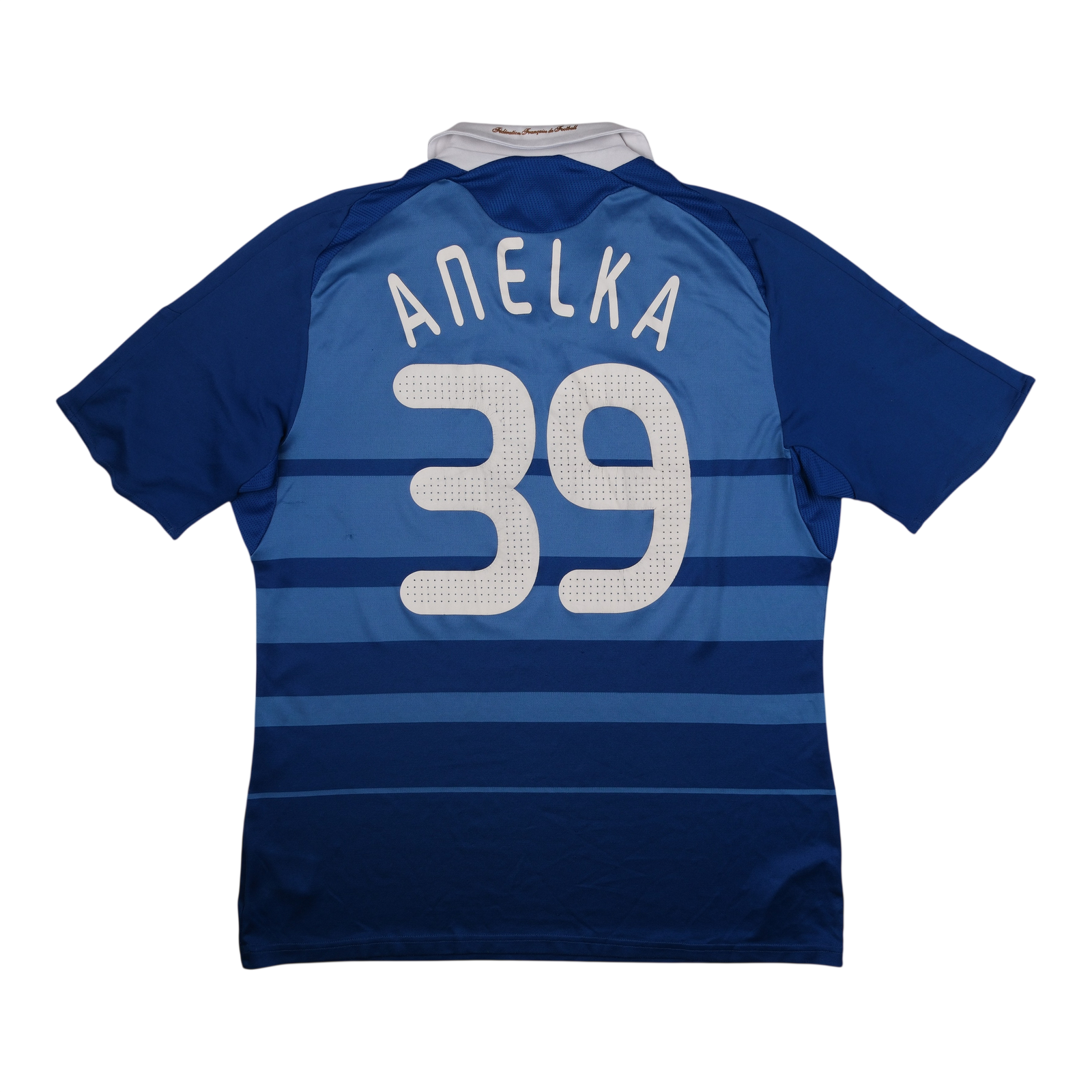France 2008-09 Home Shirt (#39 ANELKA) — vintage football shirt, back