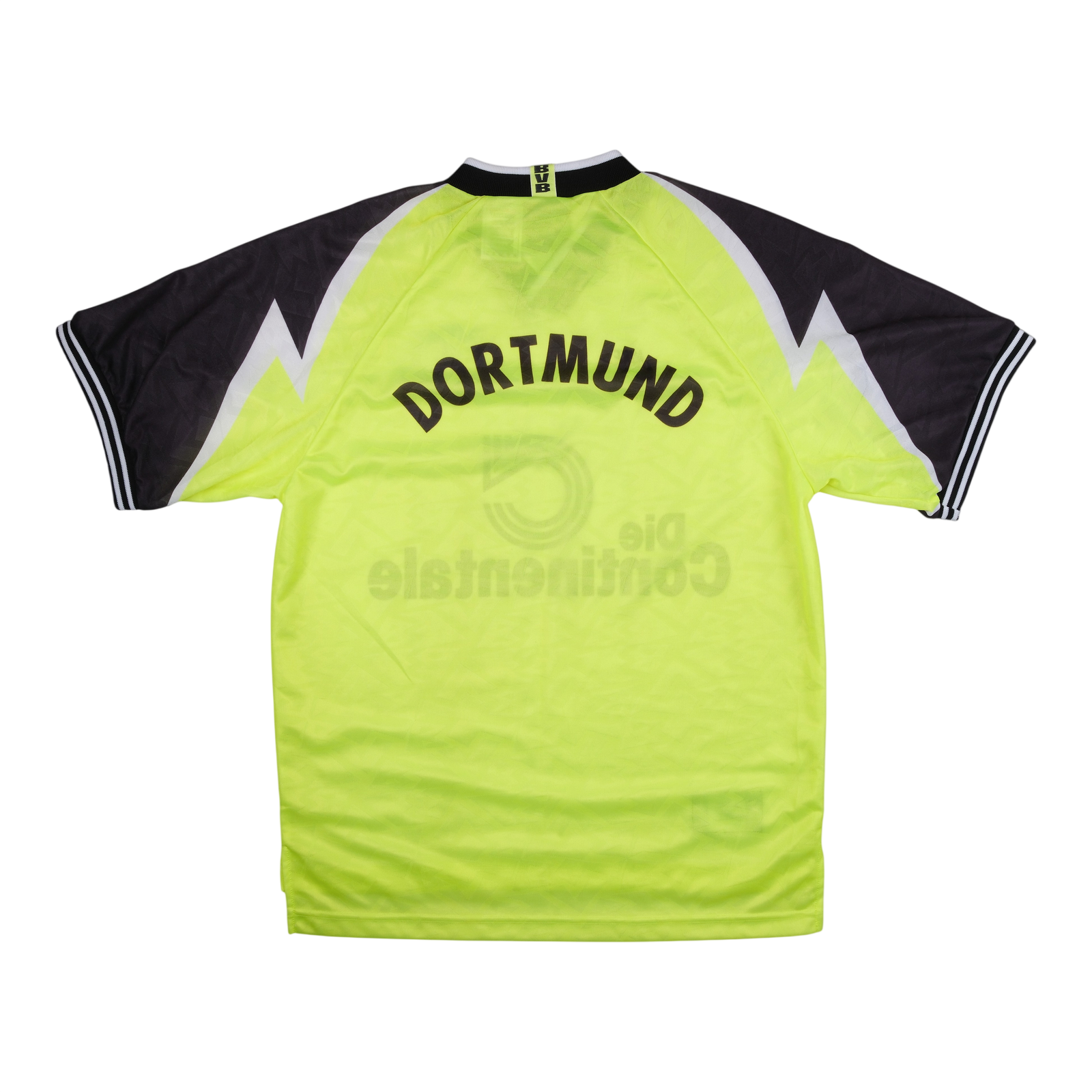 Borussia Dortmund 1995-96 Home Shirt — vintage football shirt, back