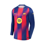 Nike FC Barcelona 2025-26 Home Shirt L/S — vintage football shirt, front