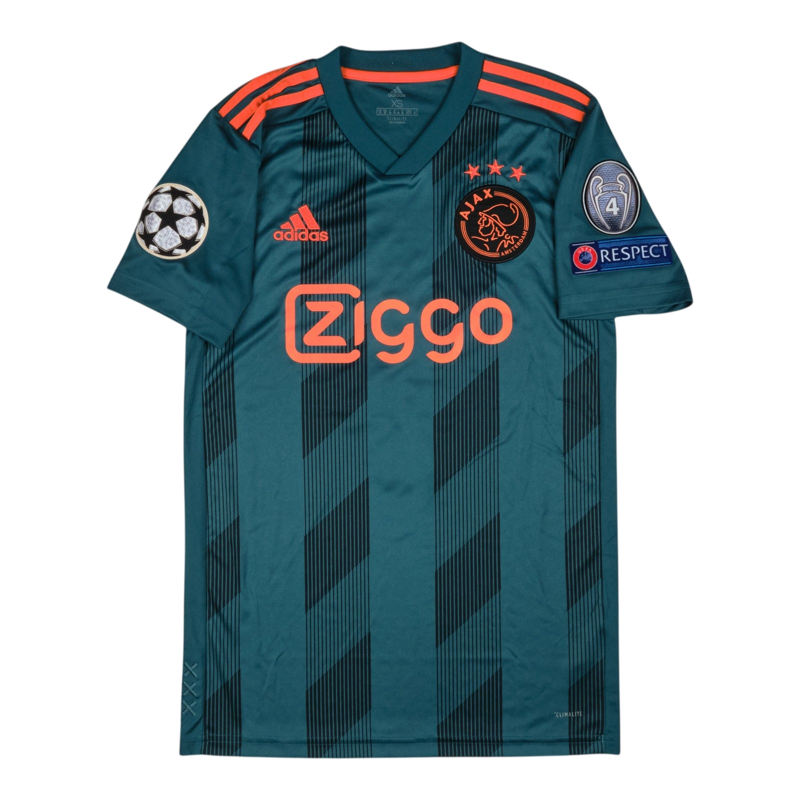 Ajax 2019-20 Away #6 VAN DE BEEK — football shirt