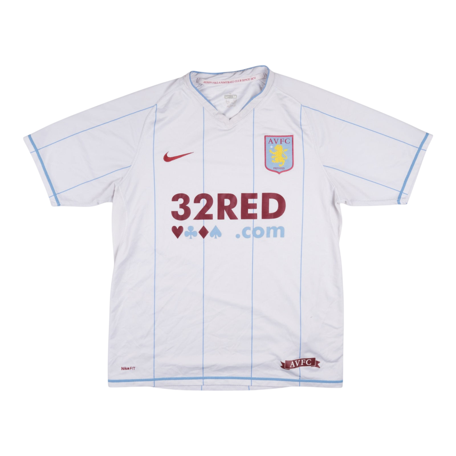 Aston Villa 2007-08 Away — vintage football shirt, front