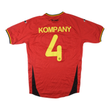 Belgium 2014-15 Home #4 Kompany — vintage football shirt, back