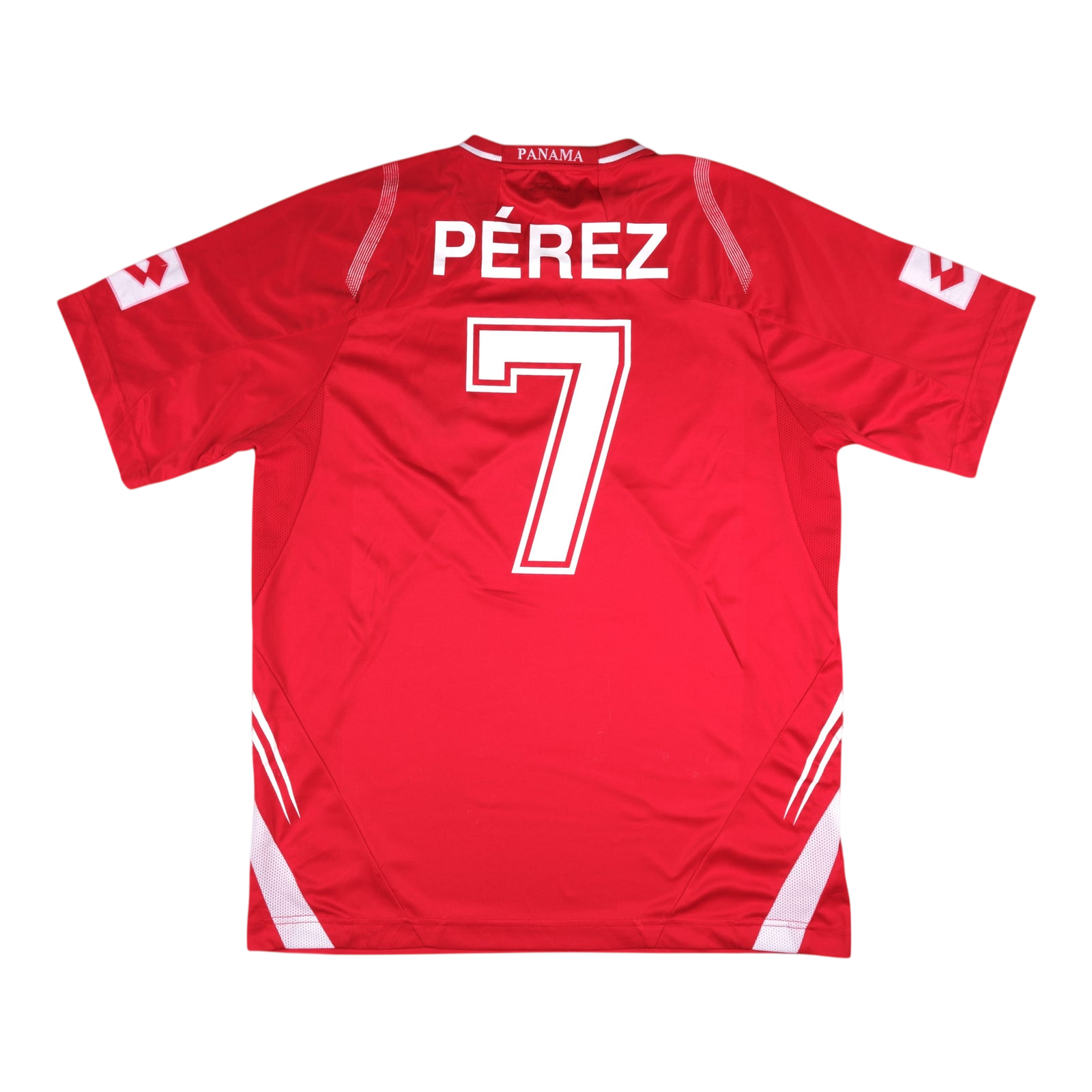 Panama 2009-10 Home (Pérez #7) — vintage football shirt, back