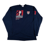 USA #21 Landon Donovan Debut Shirt Long Sleeves — vintage football shirt, front