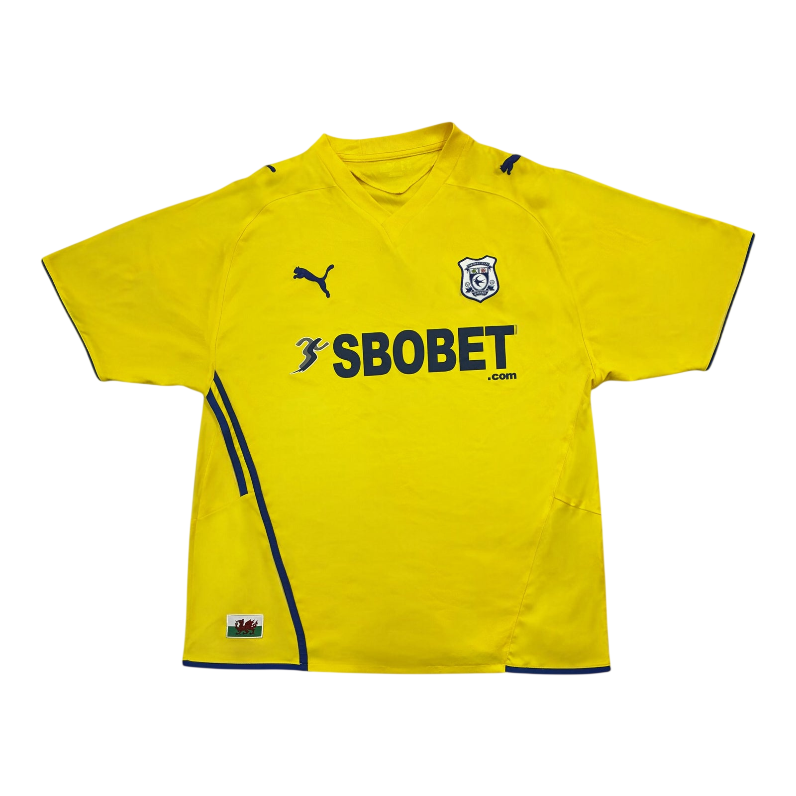 Cardiff 2009-10 Away — vintage football shirt, front