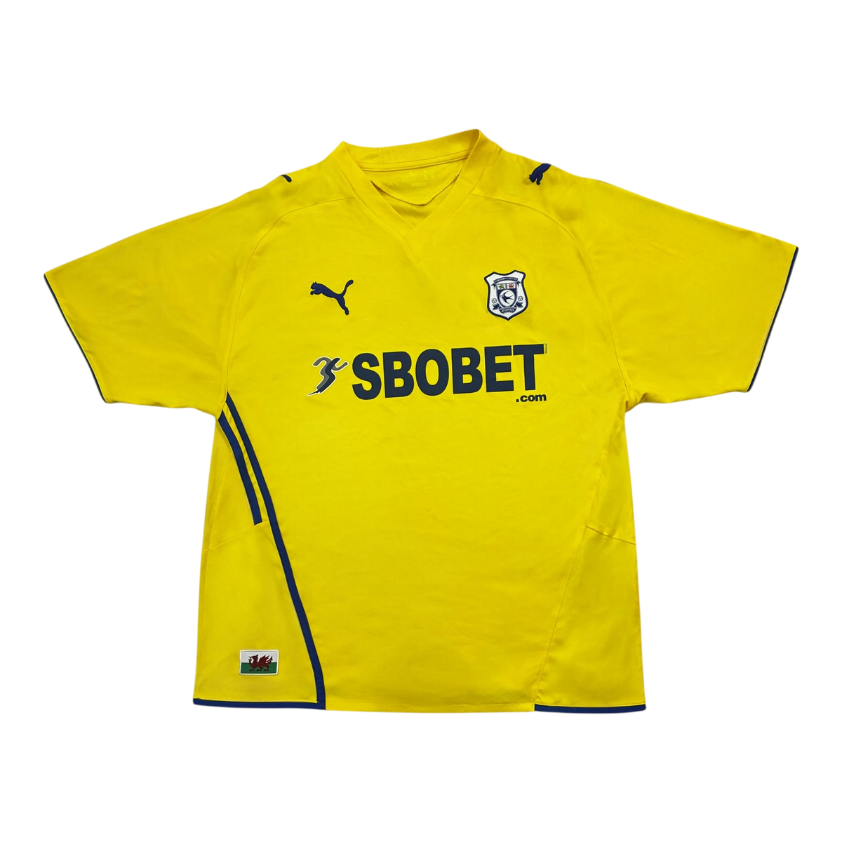 Cardiff 2009-10 Away — vintage football shirt, front
