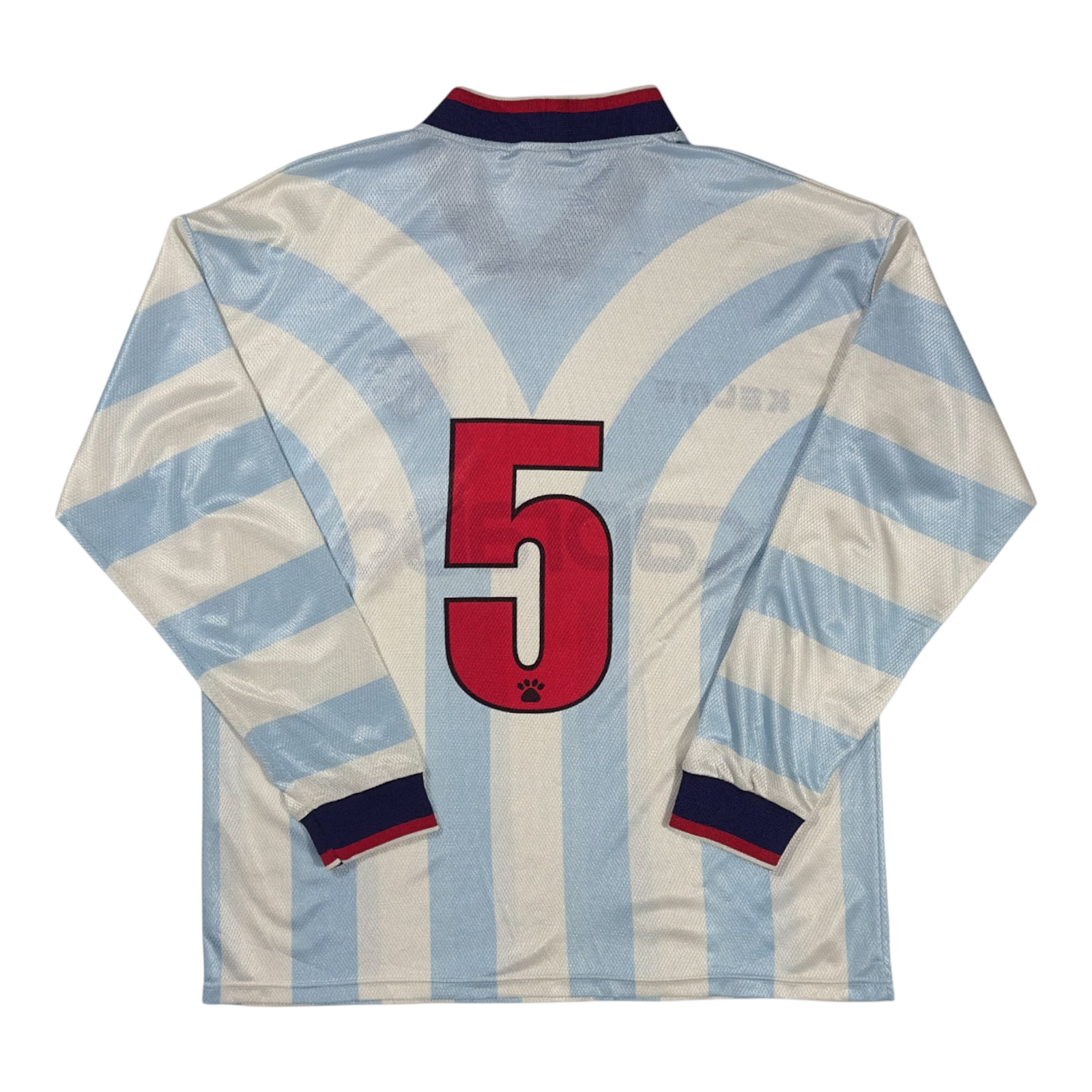 Extremadura 1998-1999 Home Long Sleeves #5 (Player version) — vintage football shirt, back