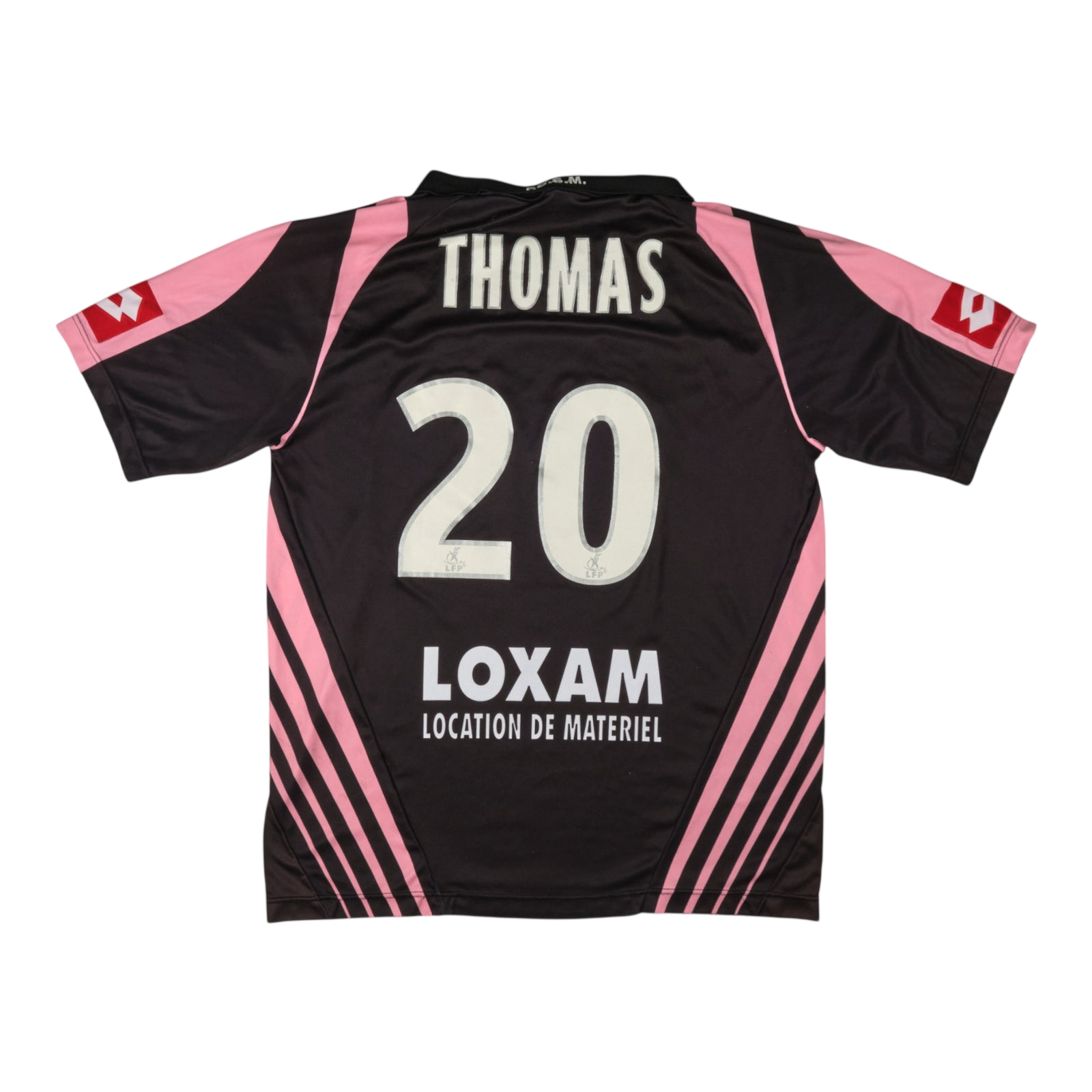 FC Sochaux-Montbéliard 2007-08 Third #20 Thomas — vintage football shirt, back