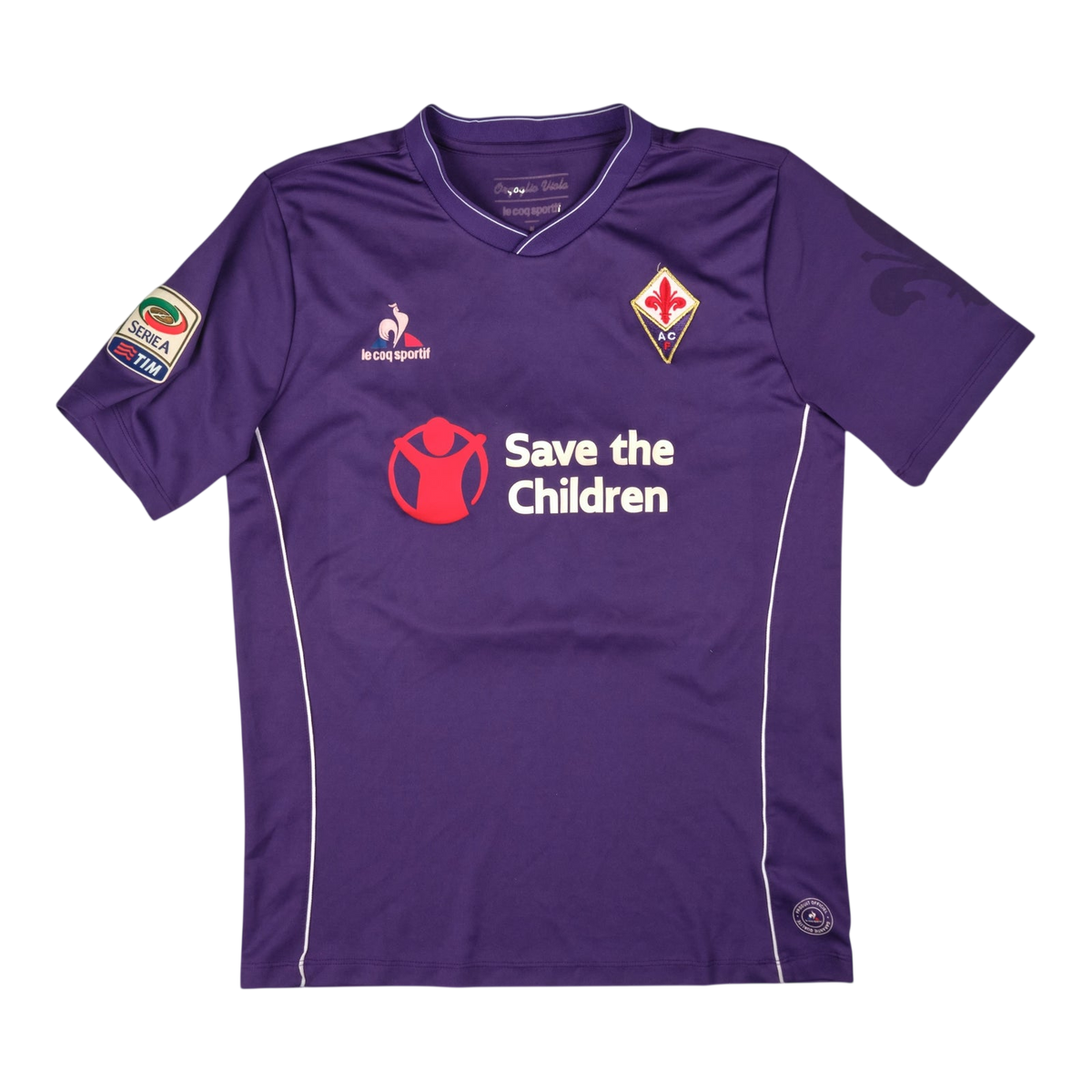 Fiorentina 2015-16 Home #18 SUAREZ — football shirt