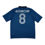 France 2011-12 Home #8 GOURCUFF — vintage football shirt, back