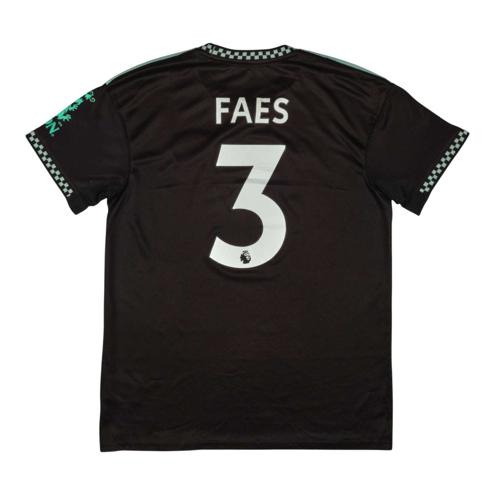 Leicester City 2022-23 Away #3 Faes — football shirt