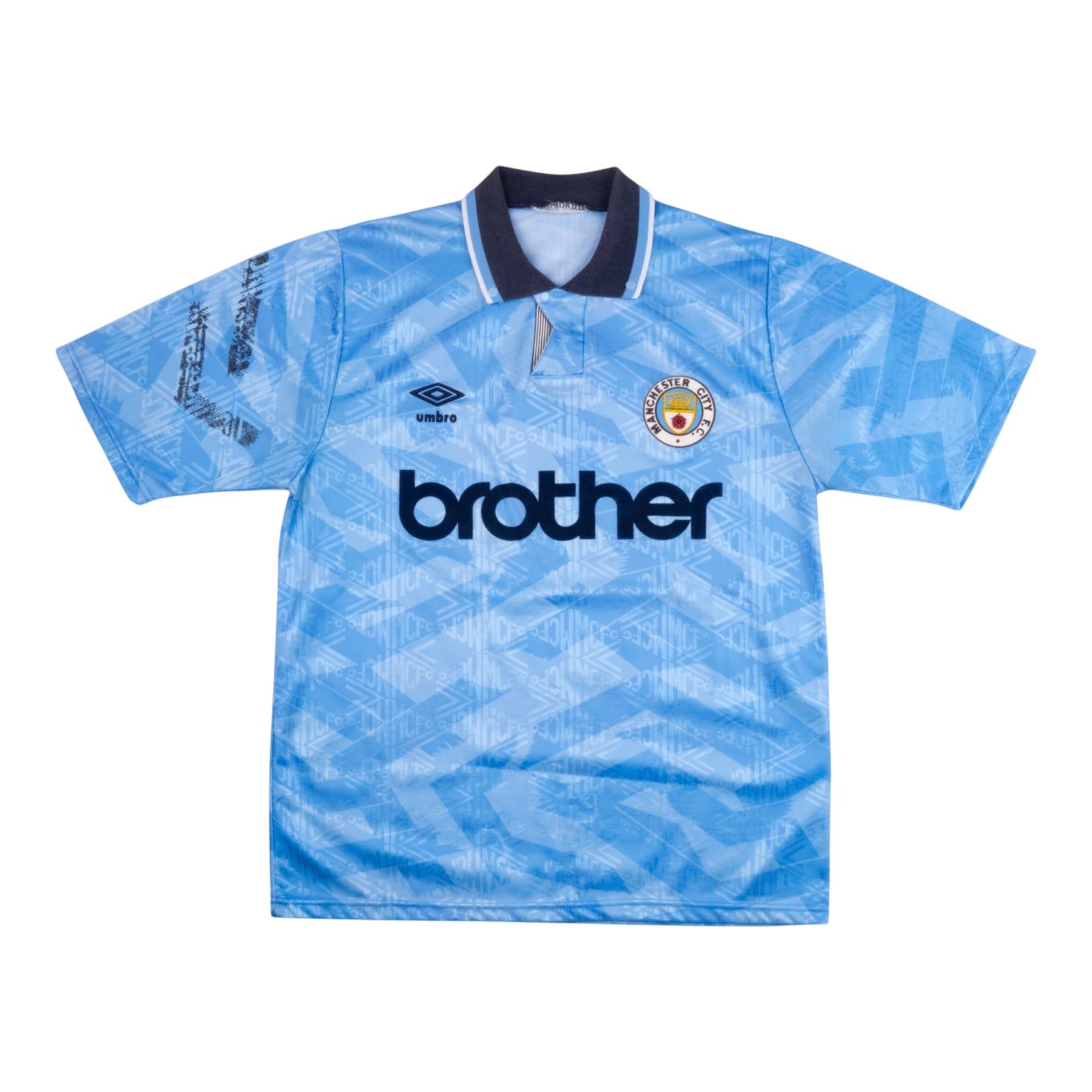 Manchester City 1991-1993 Home — football shirt
