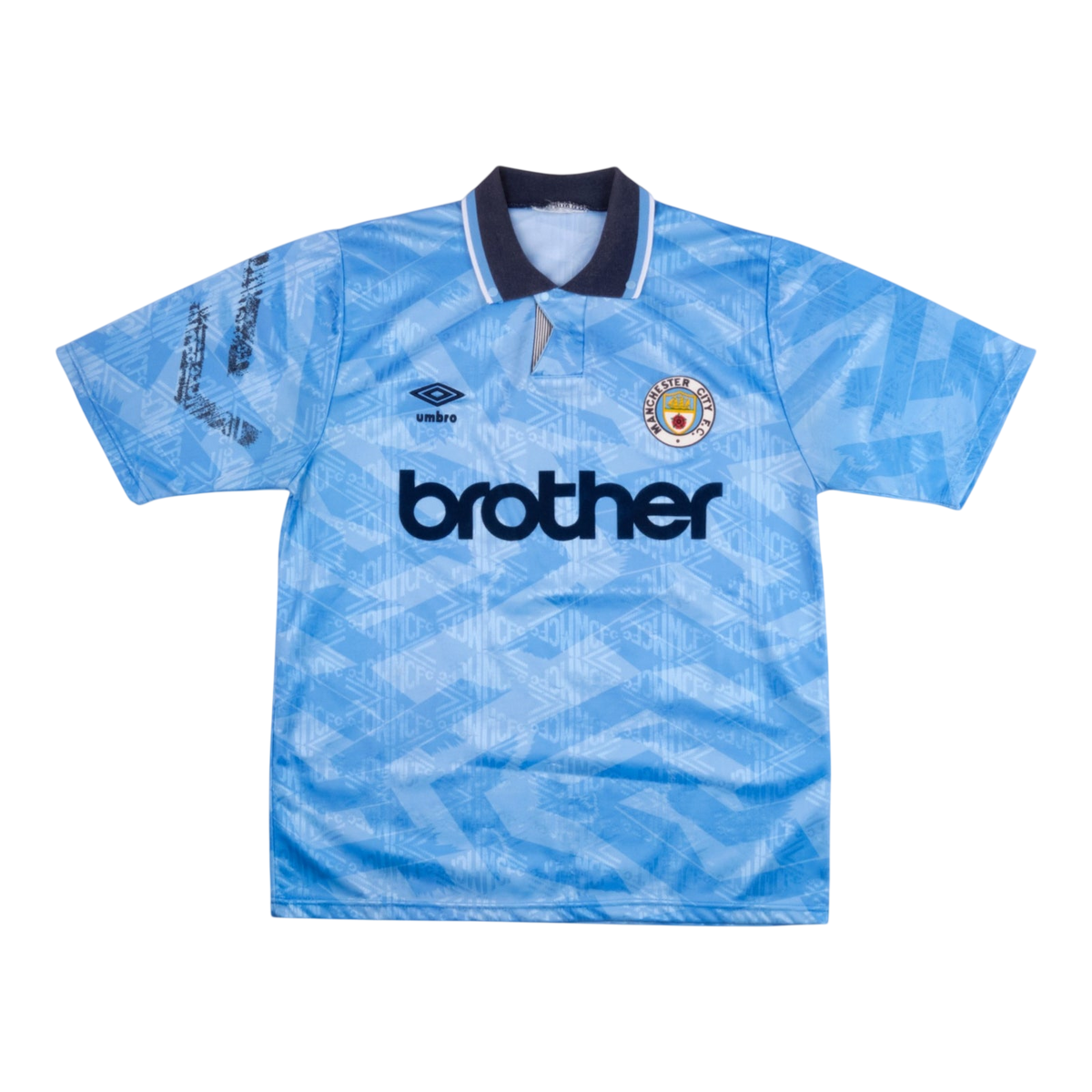 Manchester City 1991-1993 Home — football shirt