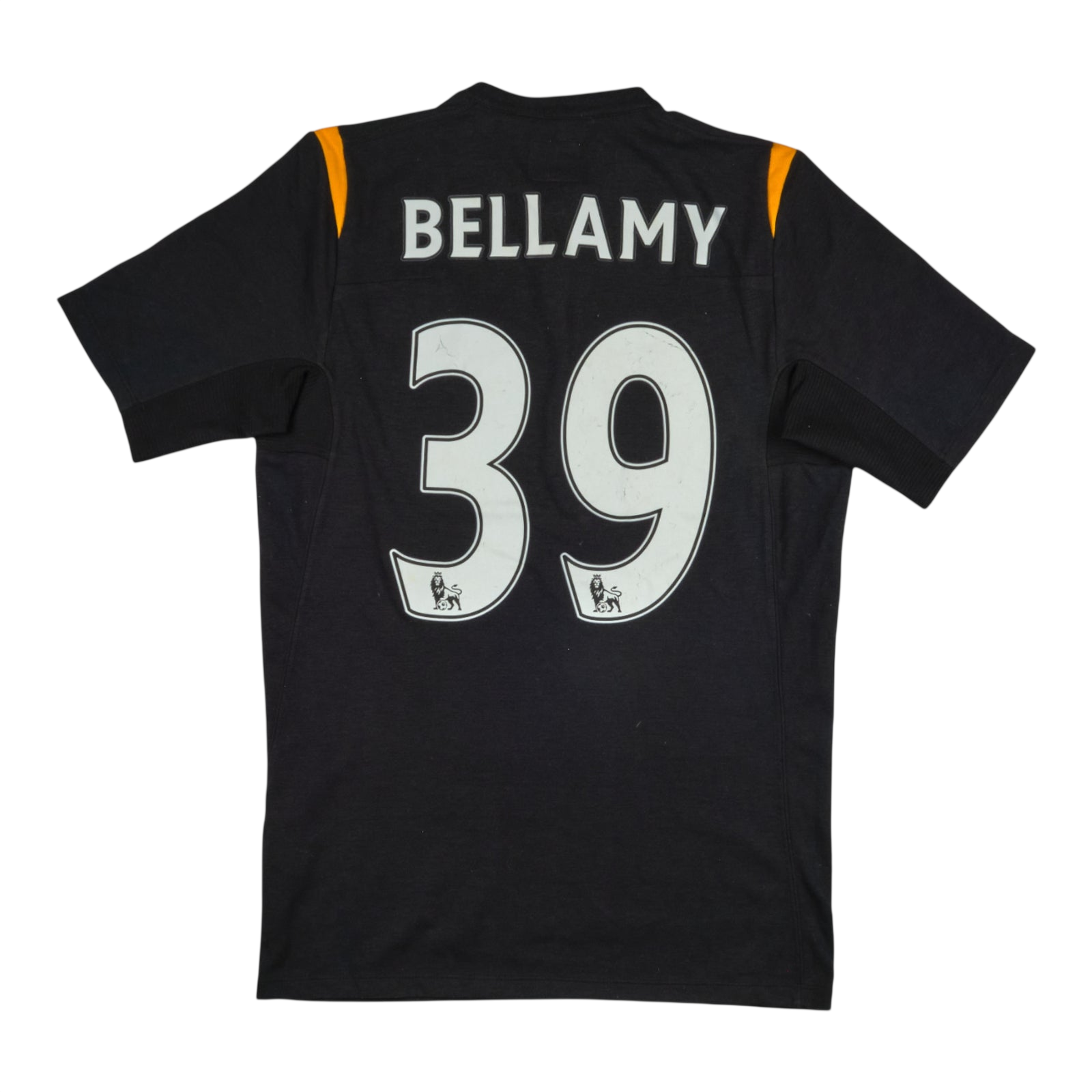 Manchester City 2009-10 Away #39 Bellamy — vintage football shirt, back