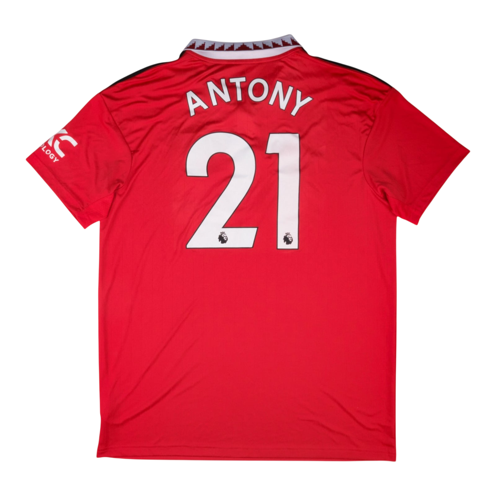 Manchester United 2022-2023 Home (#21 ANTONY) — vintage football shirt, back