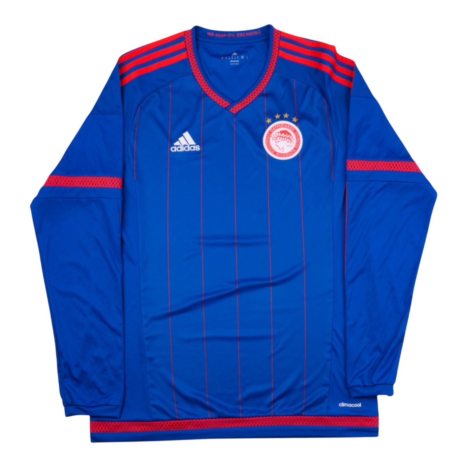 Olympiacos 2015-2016 Away Long Sleeve 90th Anniversary — football shirt