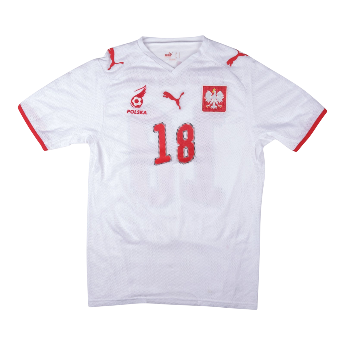Poland 2008-09 Home #18 Kisielek — football shirt