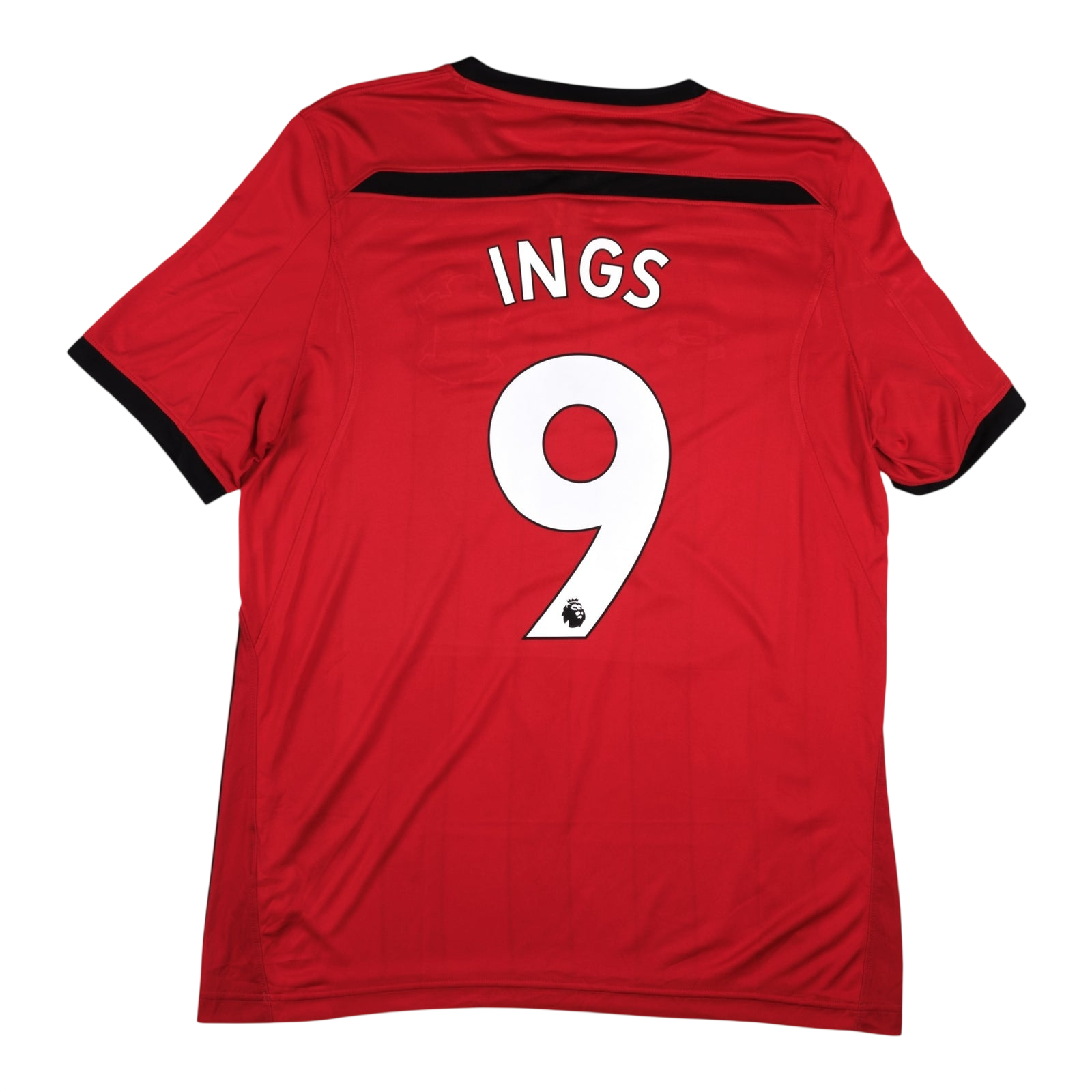 Southampton 2018-19 Home #9 Ings — vintage football shirt, back