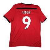 Southampton 2018-19 Home #9 Ings — vintage football shirt, back