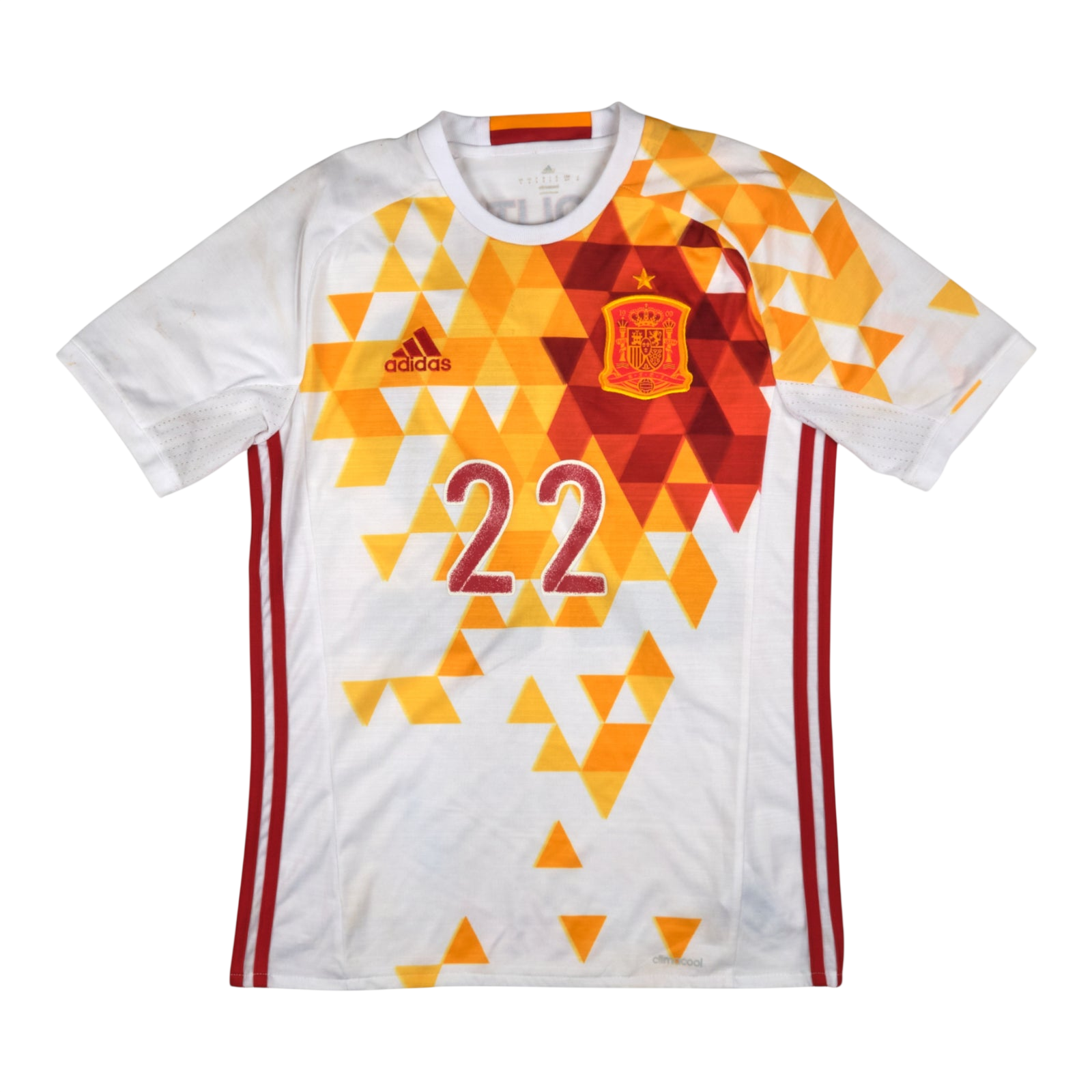 Spain 2016-17 Away #22 Nolito — football shirt