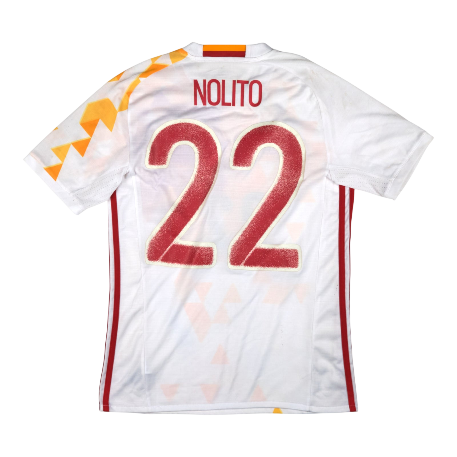 Spain 2016-17 Away #22 Nolito — vintage football shirt, back