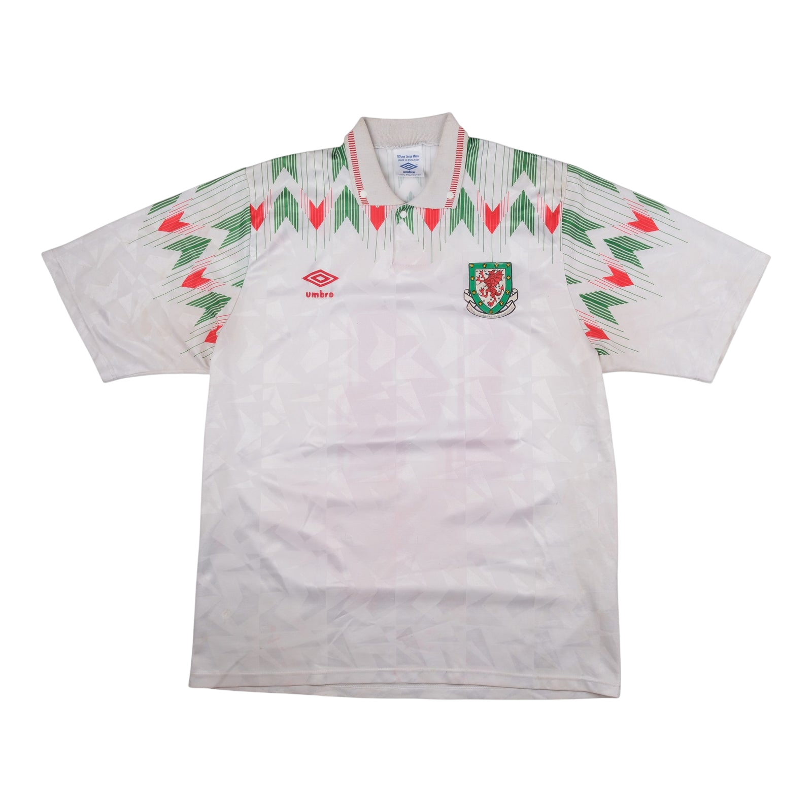 Wales 1990-93 Away Shirt (#14) — vintage football shirt, front