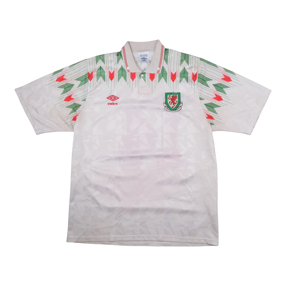 Wales 1990-93 Away Shirt (#14) — vintage football shirt, front