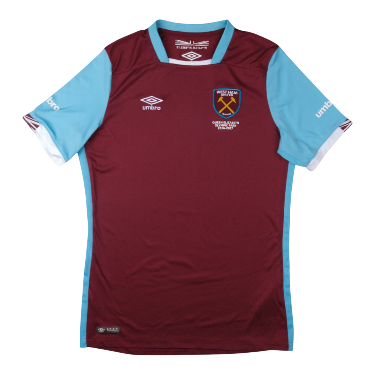 West Ham 2016-17 Home — football shirt