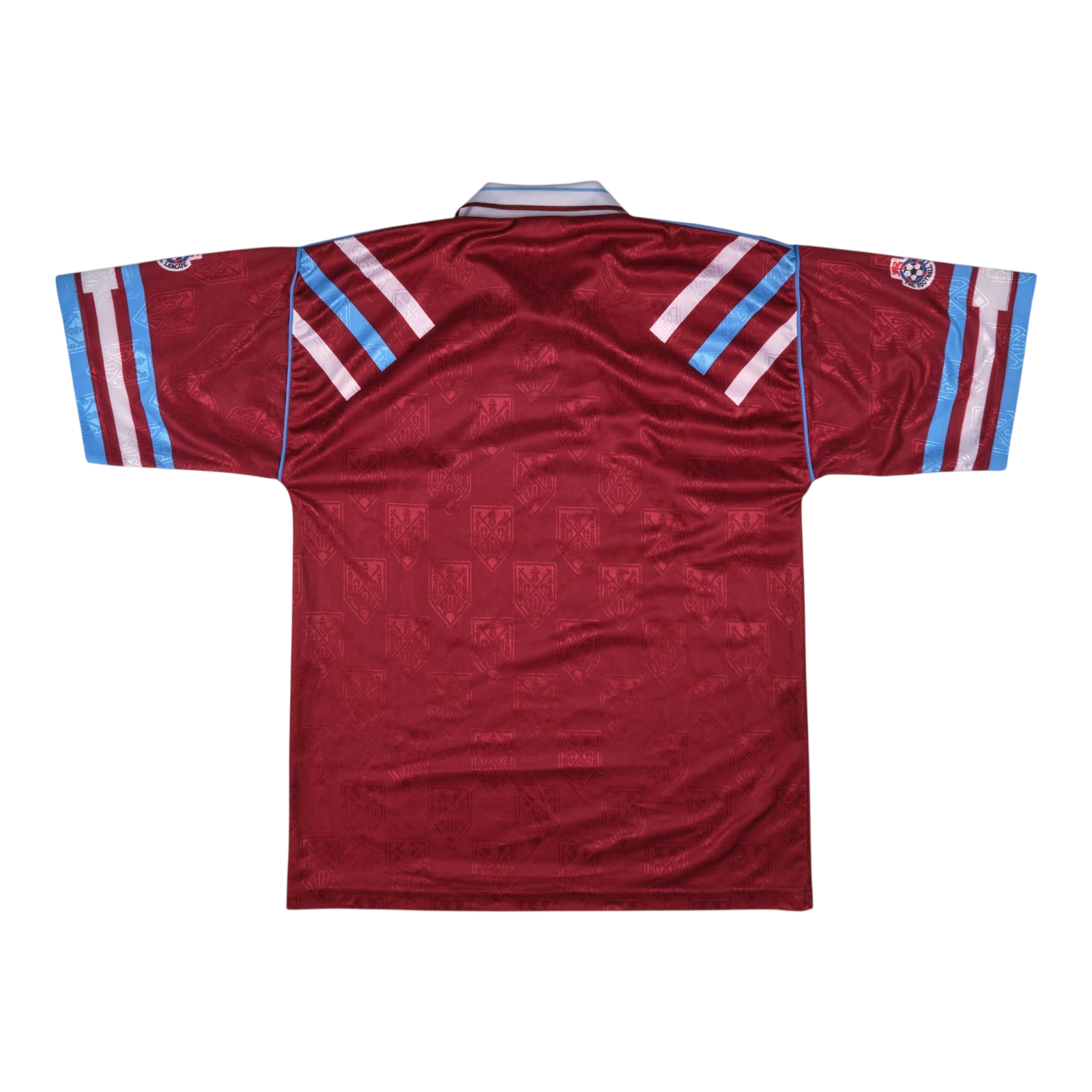 West Ham United 1992-93 Home — vintage football shirt, back