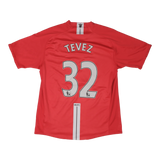 Manchester United 2007-09 Home Shirt (#32 TEVEZ)