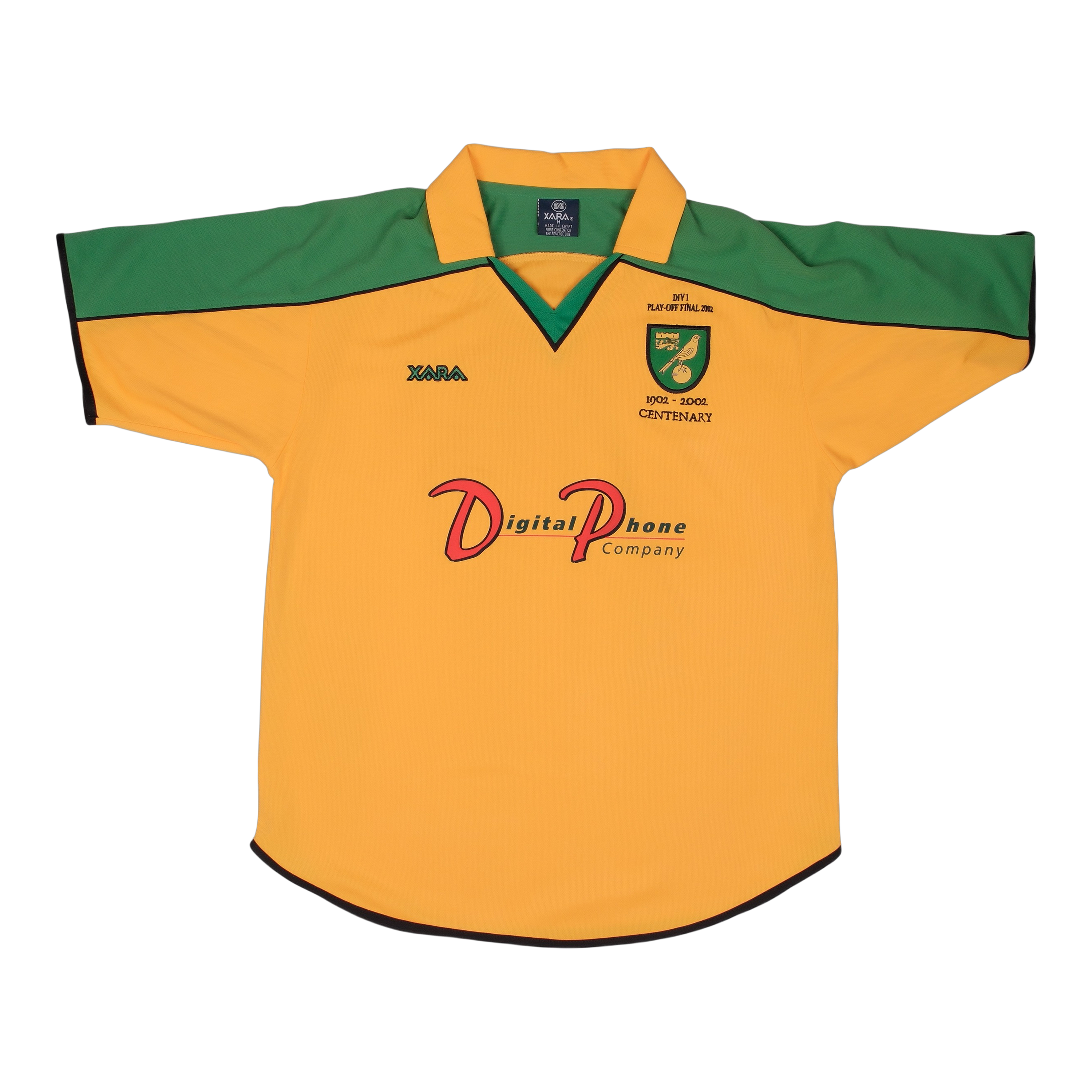 Norwich City F.C 2001-03 home Shirt