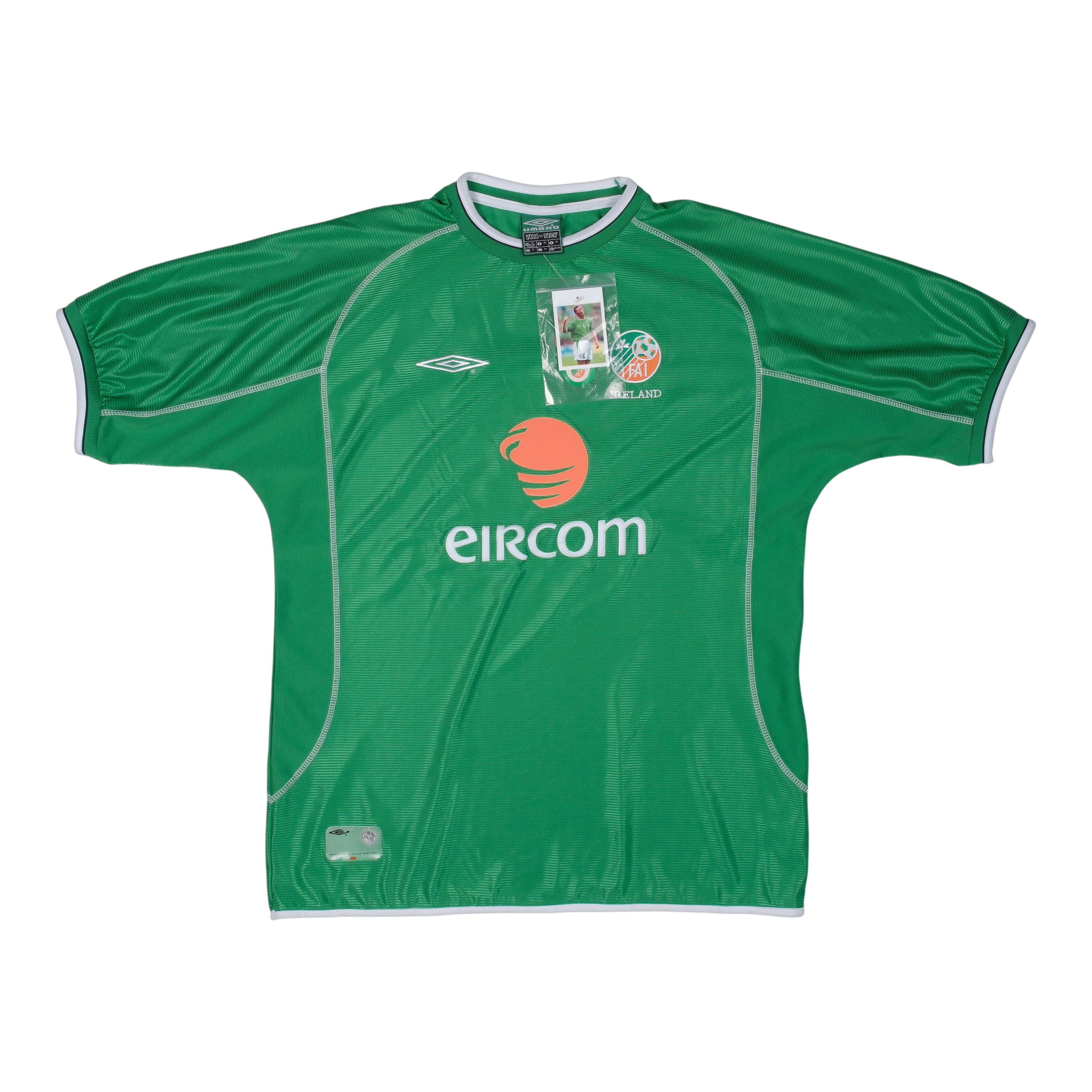 Republic of Ireland 2001-03 Home Shirt (#6 KEANE)